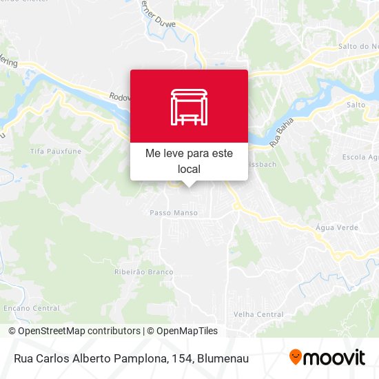 Rua Carlos Alberto Pamplona, 154 mapa