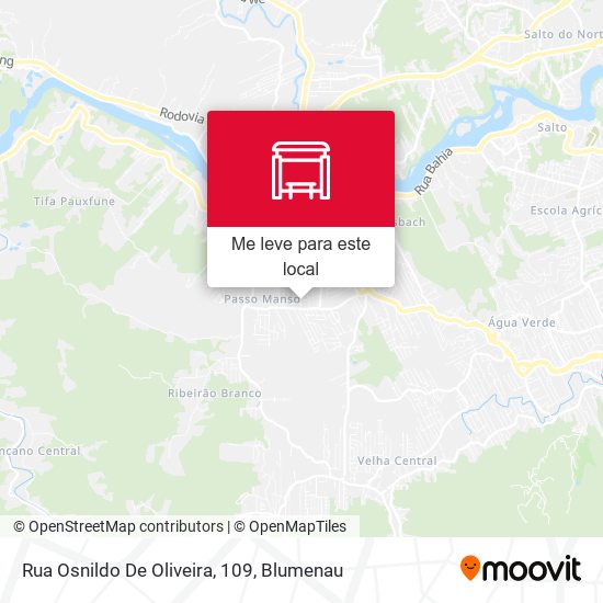 Rua Osnildo De Oliveira, 109 mapa