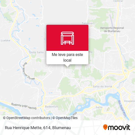 Rua Henrique Mette, 614 mapa