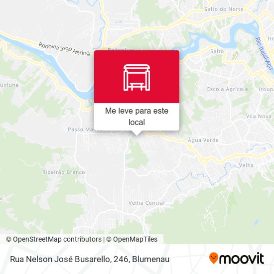 Rua Nelson José Busarello, 246 mapa