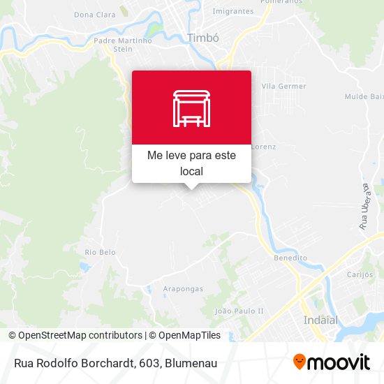 Rua Rodolfo Borchardt, 603 mapa