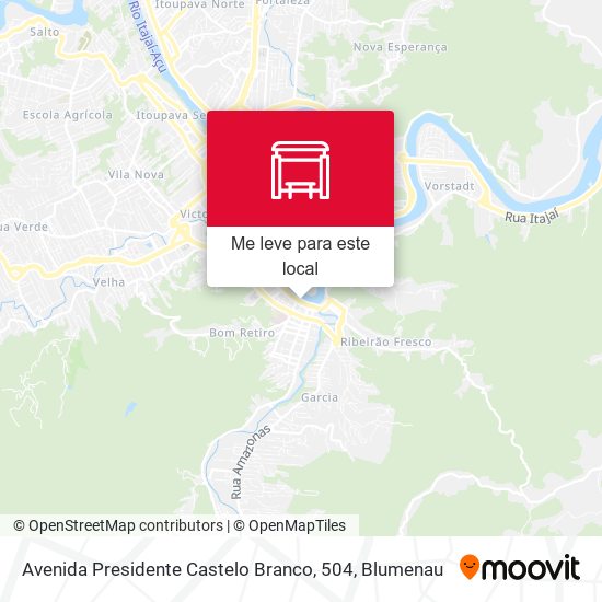 Avenida Presidente Castelo Branco, 504 mapa