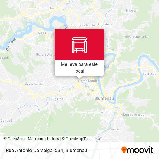 Rua Antônio Da Veiga, 534 mapa