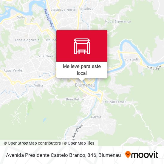 Avenida Presidente Castelo Branco, 846 mapa