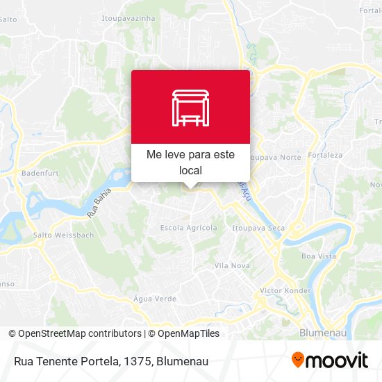 Rua Tenente Portela, 1375 mapa