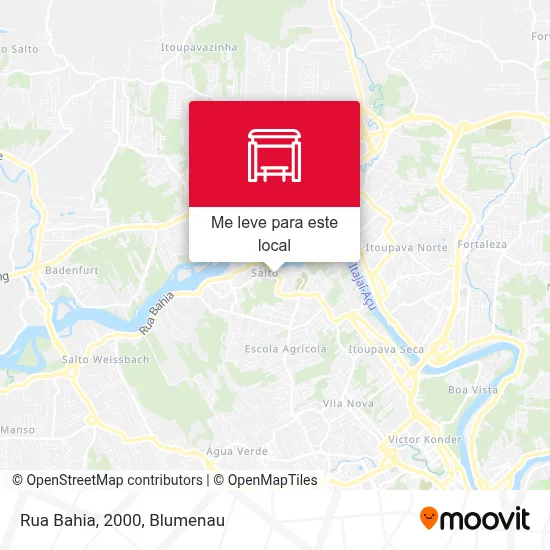 Rua Bahia, 2000 mapa