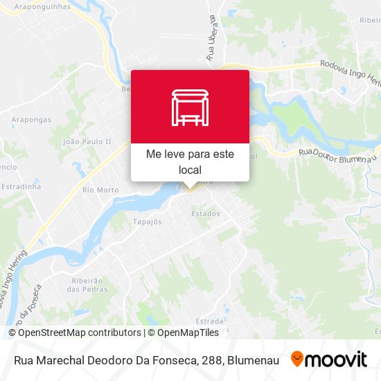 Rua Marechal Deodoro Da Fonseca, 288 mapa
