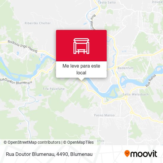 Rua Doutor Blumenau, 4490 mapa