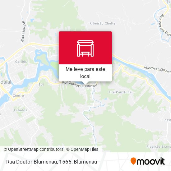 Rua Doutor Blumenau, 1566 mapa