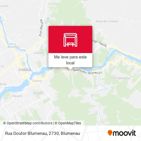 Rua Doutor Blumenau, 2730 mapa