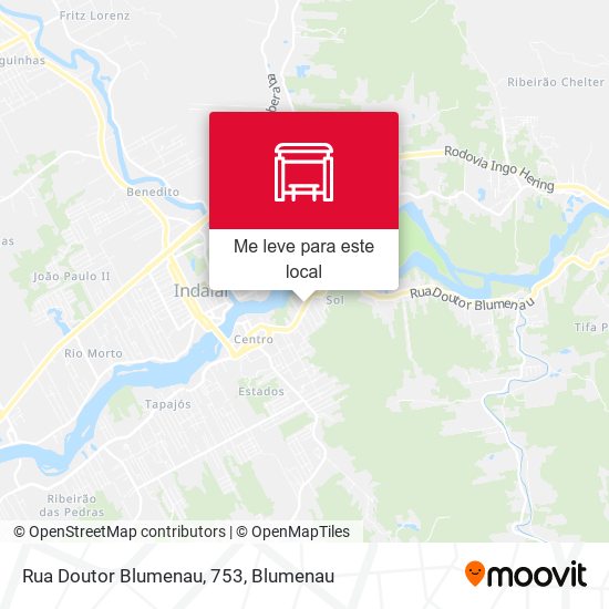 Rua Doutor Blumenau, 753 mapa