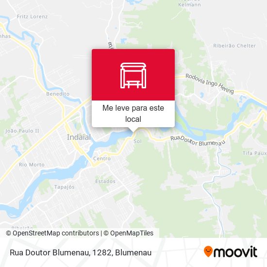 Rua Doutor Blumenau, 1282 mapa