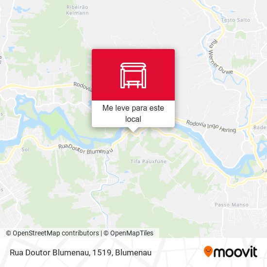 Rua Doutor Blumenau, 1519 mapa