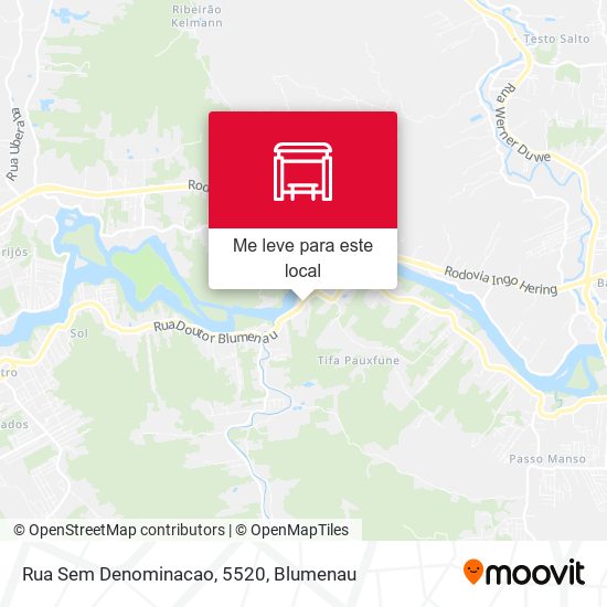Rua Sem Denominacao, 5520 mapa