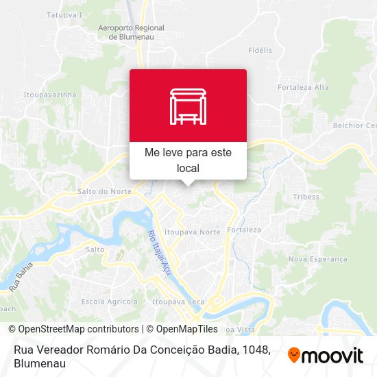 Rua Vereador Romário Da Conceição Badia, 1048 mapa