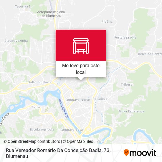 Rua Vereador Romário Da Conceição Badia, 73 mapa