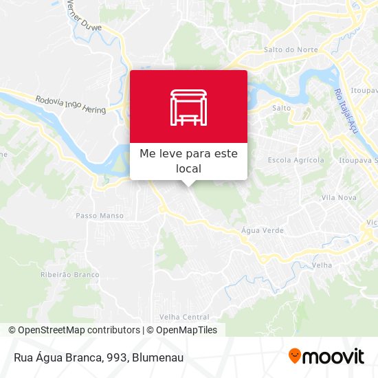 Rua Água Branca, 993 mapa