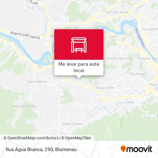 Rua Água Branca, 290 mapa