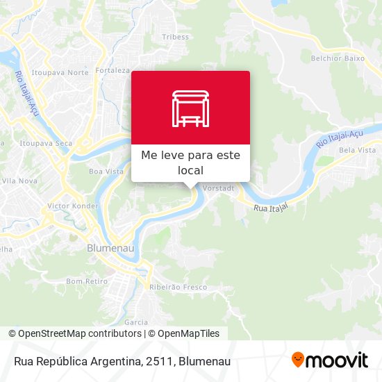 Rua República Argentina, 2511 mapa