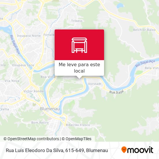 Rua Luís Eleodoro Da Silva, 615-649 mapa