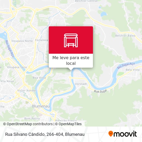 Rua Silvano Cândido, 266-404 mapa