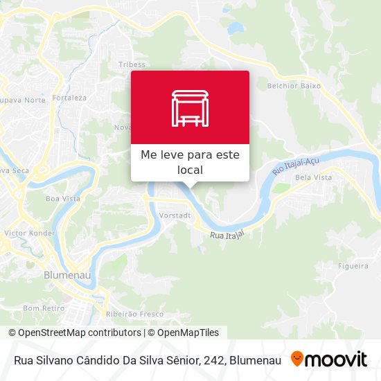 Rua Silvano Cândido Da Silva Sênior, 242 mapa