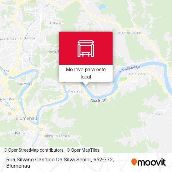Rua Silvano Cândido Da Silva Sênior, 652-772 mapa