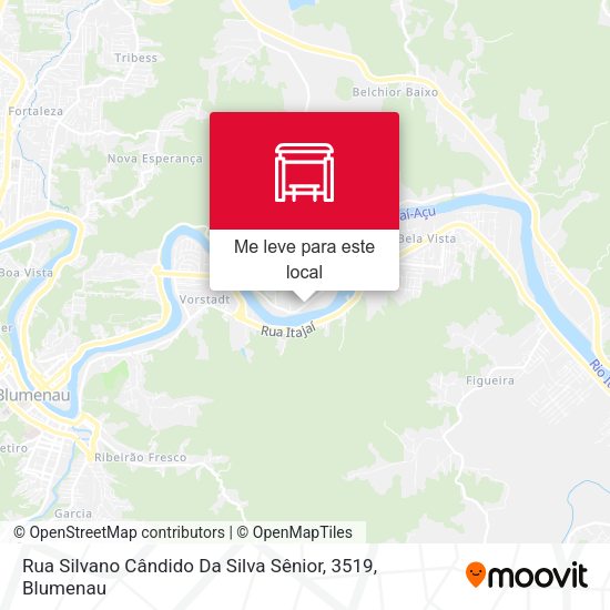 Rua Silvano Cândido Da Silva Sênior, 3519 mapa