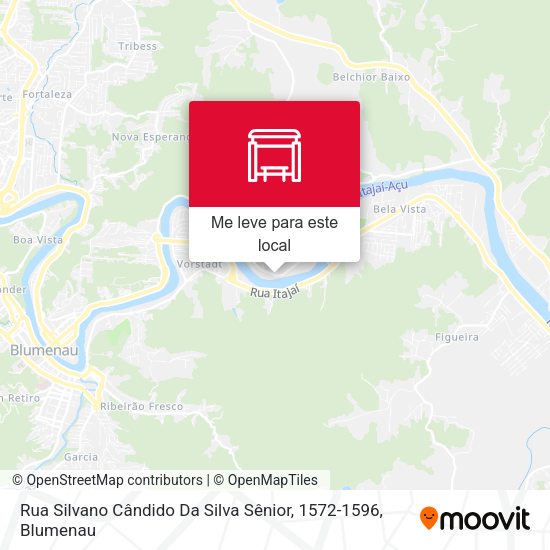 Rua Silvano Cândido Da Silva Sênior, 1572-1596 mapa