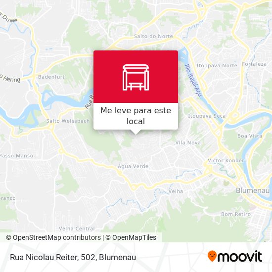 Rua Nicolau Reiter, 502 mapa