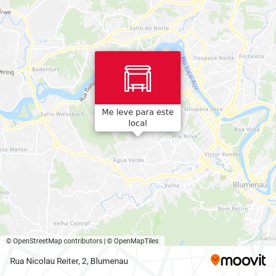 Rua Nicolau Reiter, 2 mapa