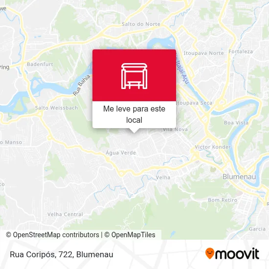 Rua Coripós, 722 mapa
