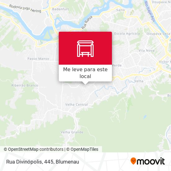 Rua Divinópolis, 445 mapa