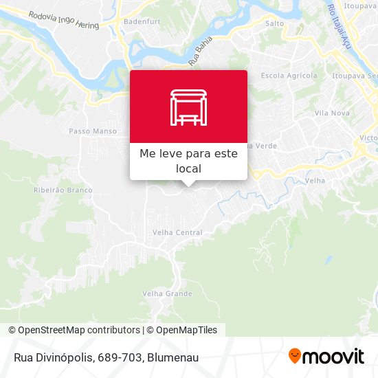 Rua Divinópolis, 689-703 mapa