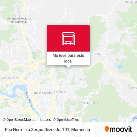 Rua Hermínio Sérgio Rezende, 101 mapa