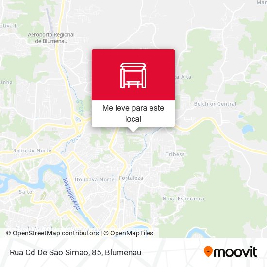 Rua Cd De Sao Simao, 85 mapa