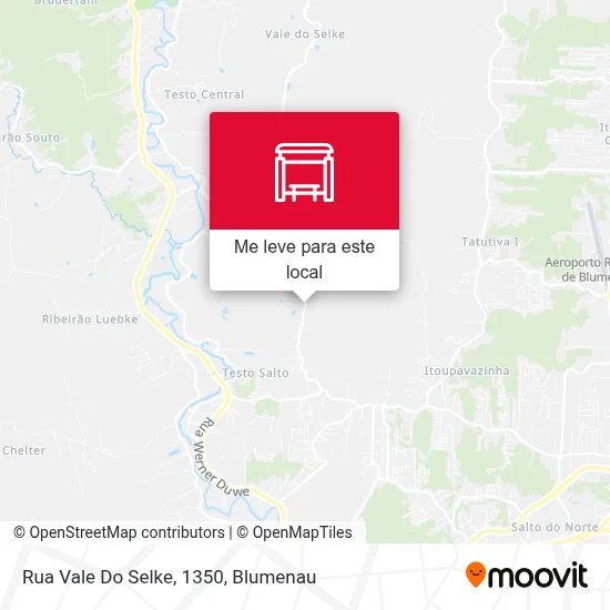Rua Vale Do Selke, 1350 mapa