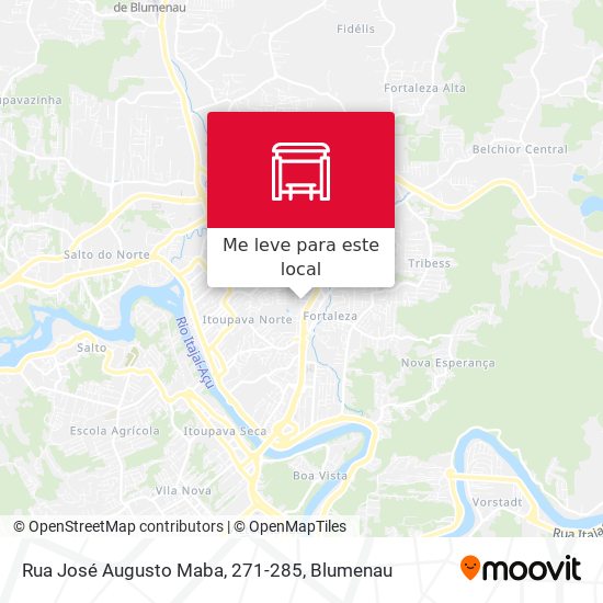 Rua José Augusto Maba, 271-285 mapa