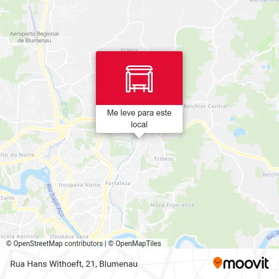 Rua Hans Withoeft, 21 mapa