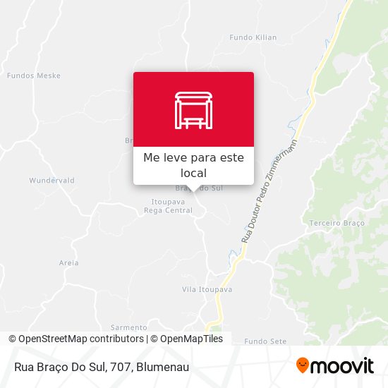 Rua Braço Do Sul, 707 mapa
