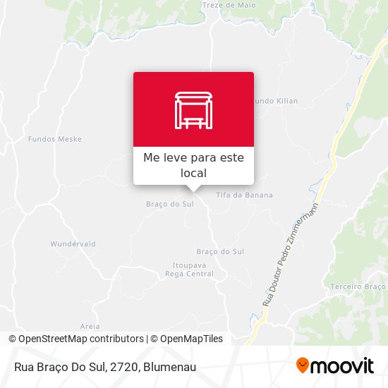Rua Braço Do Sul, 2720 mapa