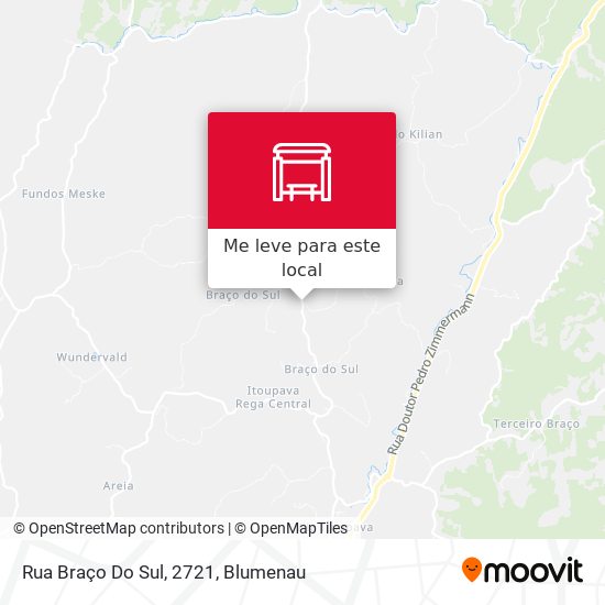 Rua Braço Do Sul, 2721 mapa