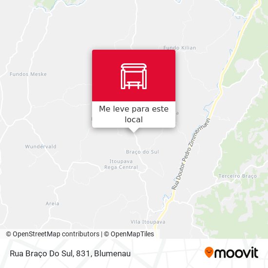 Rua Braço Do Sul, 831 mapa