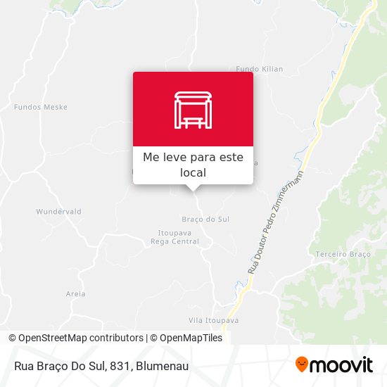 Rua Braço Do Sul, 831 mapa