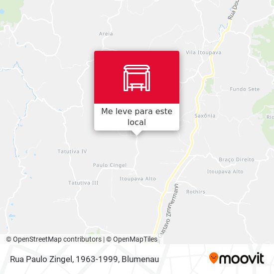 Rua Paulo Zingel, 1963-1999 mapa