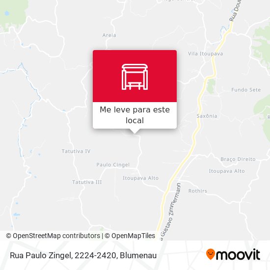 Rua Paulo Zingel, 2224-2420 mapa