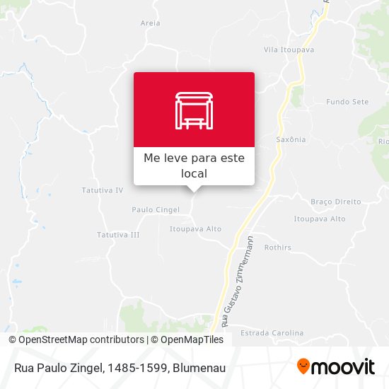 Rua Paulo Zingel, 1485-1599 mapa