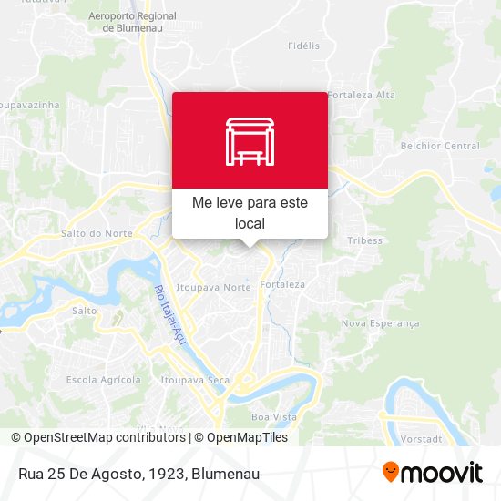 Rua 25 De Agosto, 1923 mapa