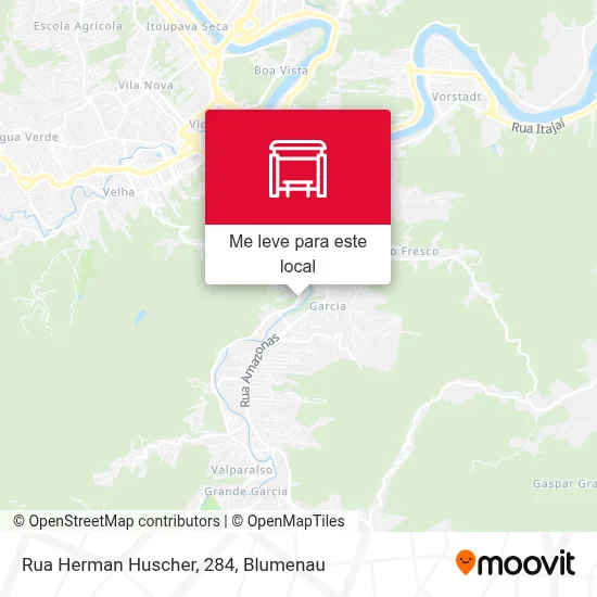Rua Herman Huscher, 284 mapa