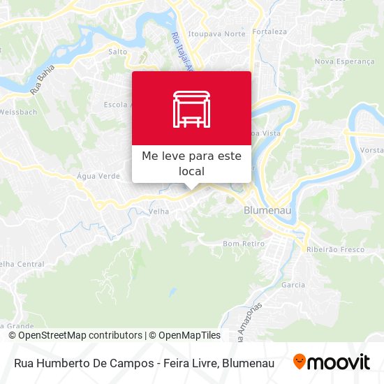 Rua Humberto De Campos - Feira Livre mapa